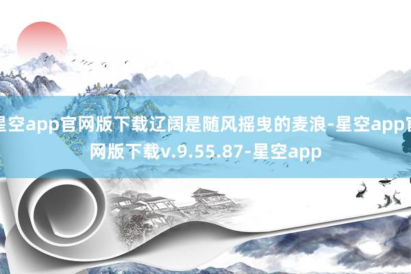 星空app官网版下载辽阔是随风摇曳的麦浪-星空app官网版下载v.9.55.87-星空app