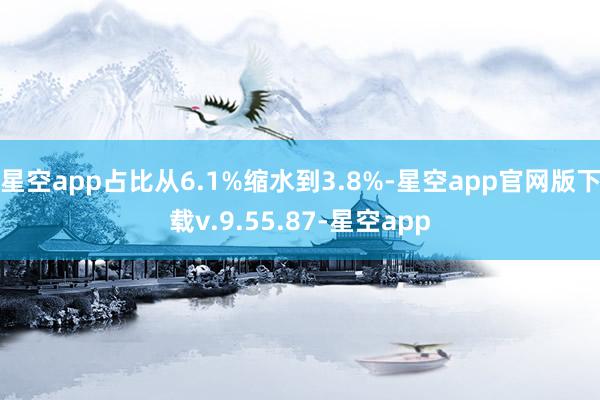 星空app占比从6.1%缩水到3.8%-星空app官网版下载v.9.55.87-星空app