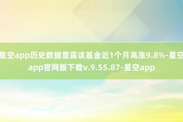 星空app历史数据显露该基金近1个月高涨9.8%-星空app官网版下载v.9.55.87-星空app